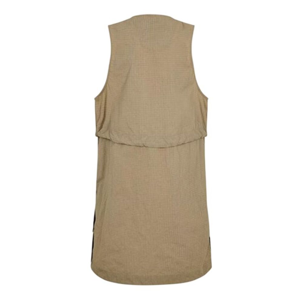 Timberland Womens/Ladies Gingham V Neck Regular Vest / Lemon/White - Picture 2 of 2